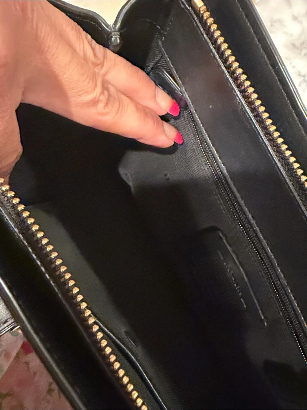 Coach Black Pebbled Leather Satchel with Gold Hardware
